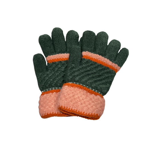 Kids Cute Winter Woolen Hand Gloves – Soft & Warm Knitted Mittens for Boys & Girls upto 8 years