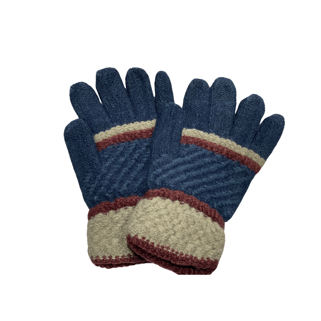 Kids Cute Winter Woolen Hand Gloves – Soft & Warm Knitted Mittens for Boys & Girls upto 8 years