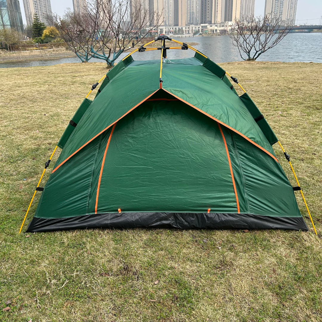 Automatic Pop-Up Camping Tent – Instant Setup, Water-Resistant with Ventilation for 2–4 People