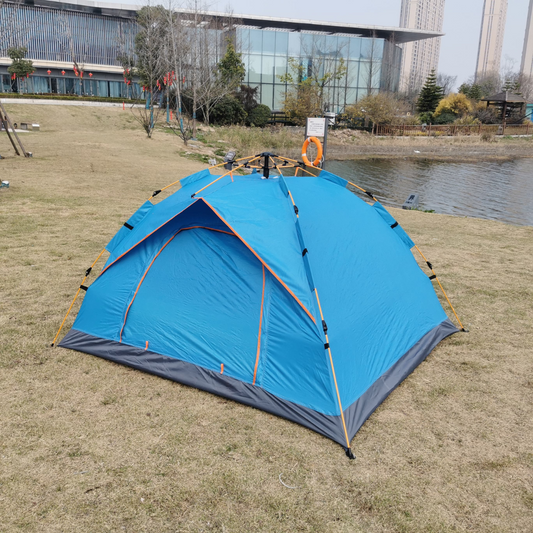Automatic Pop-Up Camping Tent – Instant Setup, Water-Resistant with Ventilation for 2–4 People