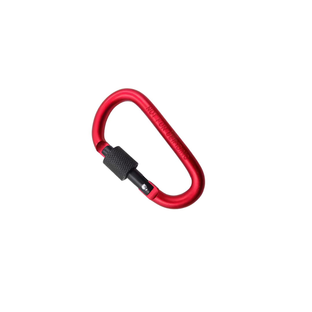 Durable Screw Lock Small Carabiner Keychain – Heavy-Duty Clip for Keys, Hiking & Outdoor Gear