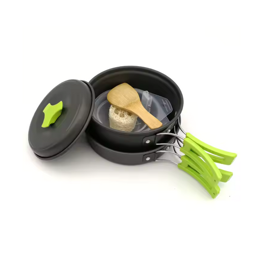 SY-200 Small Camping Cooking Set – Lightweight Portable Cookware Kit for Hiking, Trekking & Outdoor Adventures