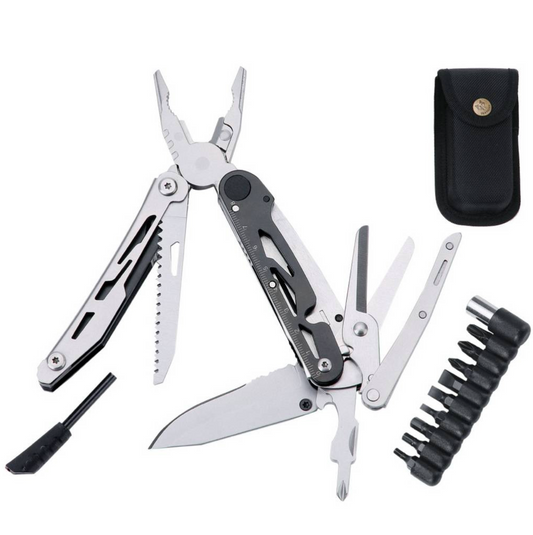 Traveler Multi-Tool Plier – 10-in-1 Compact Outdoor Camping & Survival Gear
