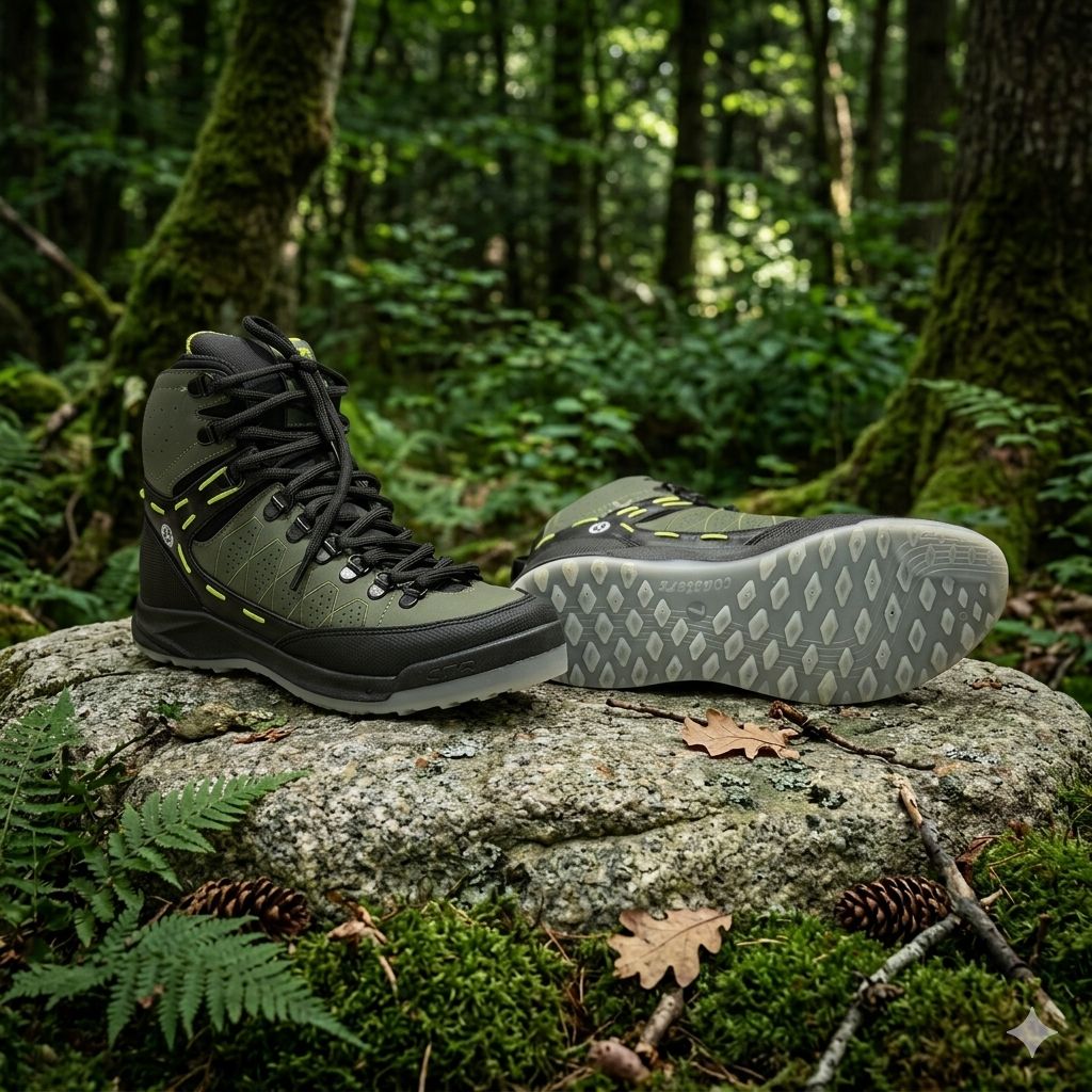 CTR Sherpa 2 Ankle Length Trekking Shoes Unisex | Water-Resistant Hiking Shoes with Ankle Support & Anti-Slip Grip | Durable Outdoor Footwear