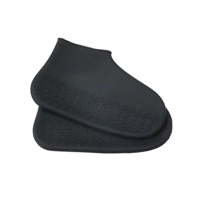 Black rubber Silicon Rain Shoe cover