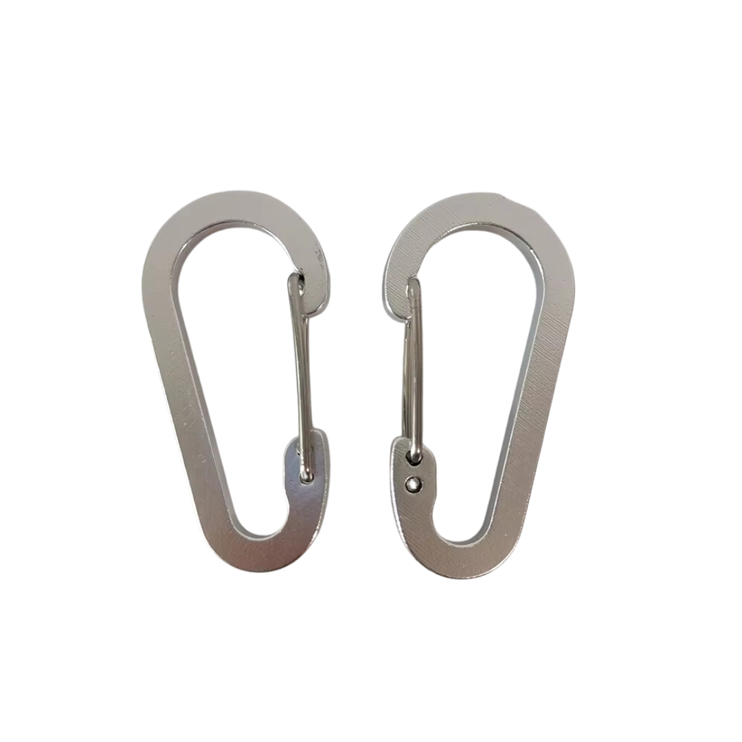Flat Keychain Carabiner – Slim, Durable Clip for Keys, Bags & Outdoor Gear