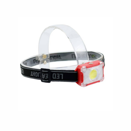 Mini COB LED Headlamp – Ultra-Bright Head Torch with 3 AAA Battery for Camping, Hiking & Outdoor Use