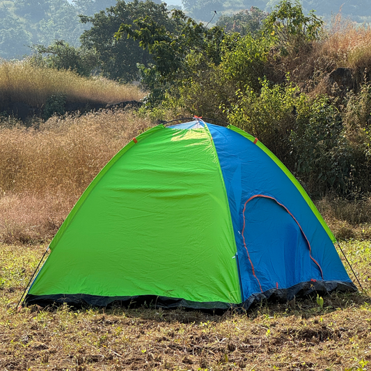 Water-Resistant Camping Tent with Ventilation Window – Available in 2-Person & 4-Person Sizes