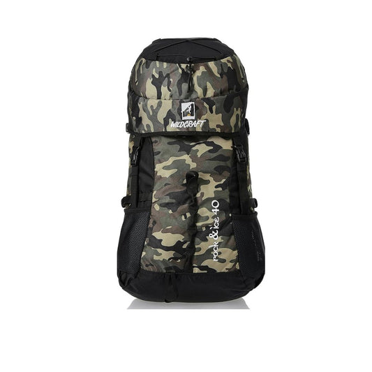 Wildcraft Rucksack – 40L Camouflage | Rugged, Lightweight, and Adventure-Ready