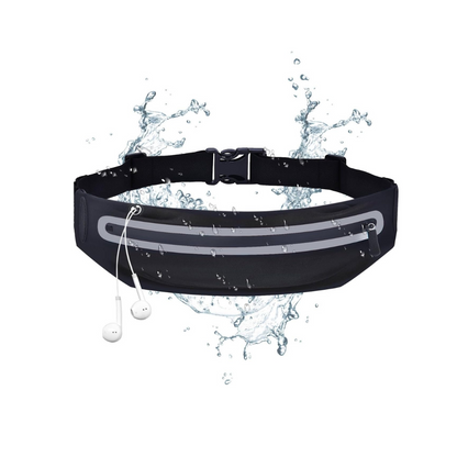 Adjustable Gym Flip Fanny Pack – Waterproof Running Waist Bag for Phone & Fitness Essentials