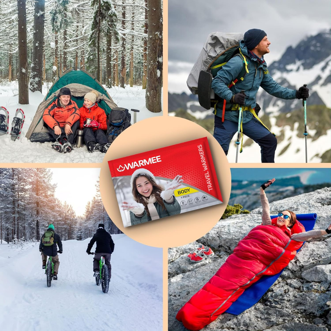 Warmee Disposable Body Warmer – Instant Heat Patch for Outdoor, Travel & Winters (Pack of 5)