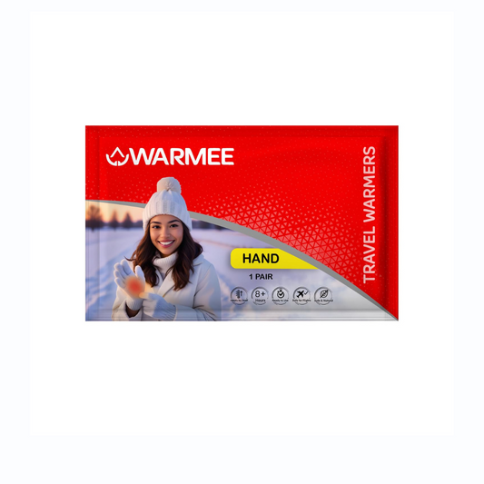 Warmee Hand Warmer (Pack of 3 +1 Free) – Disposable Instant Heat Packs for Cold Weather, Travel & Outdoor Sports