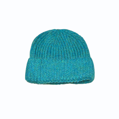 Printed Style Folded Woolen Cap – Warm & Trendy Winter Beanie for Men & Women