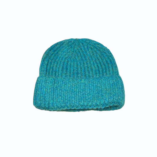 Printed Style Folded Woolen Cap – Warm & Trendy Winter Beanie for Men & Women