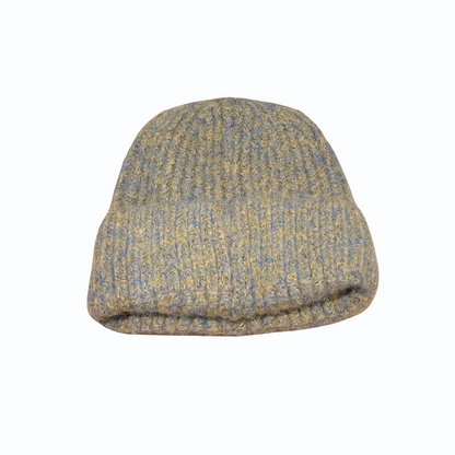 Printed Style Folded Woolen Cap – Warm & Trendy Winter Beanie for Men & Women
