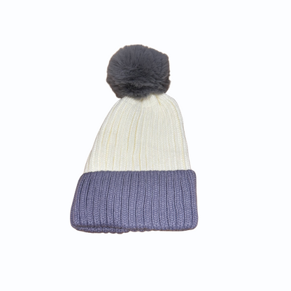 Woolen Cap with Pom Pom – Cozy Knitted Winter Beanie for Men & Women