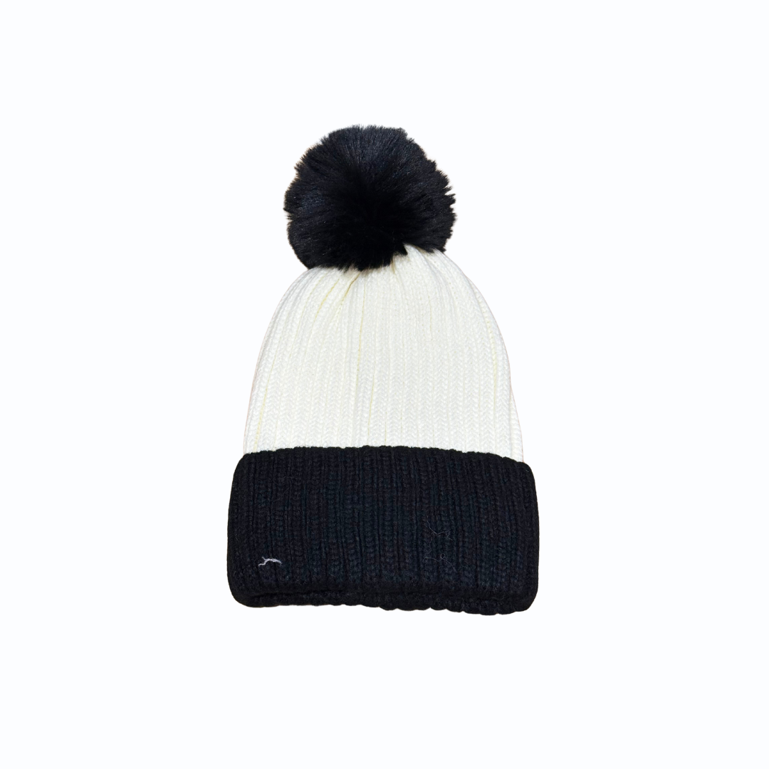 Woolen Cap with Pom Pom – Cozy Knitted Winter Beanie for Men & Women
