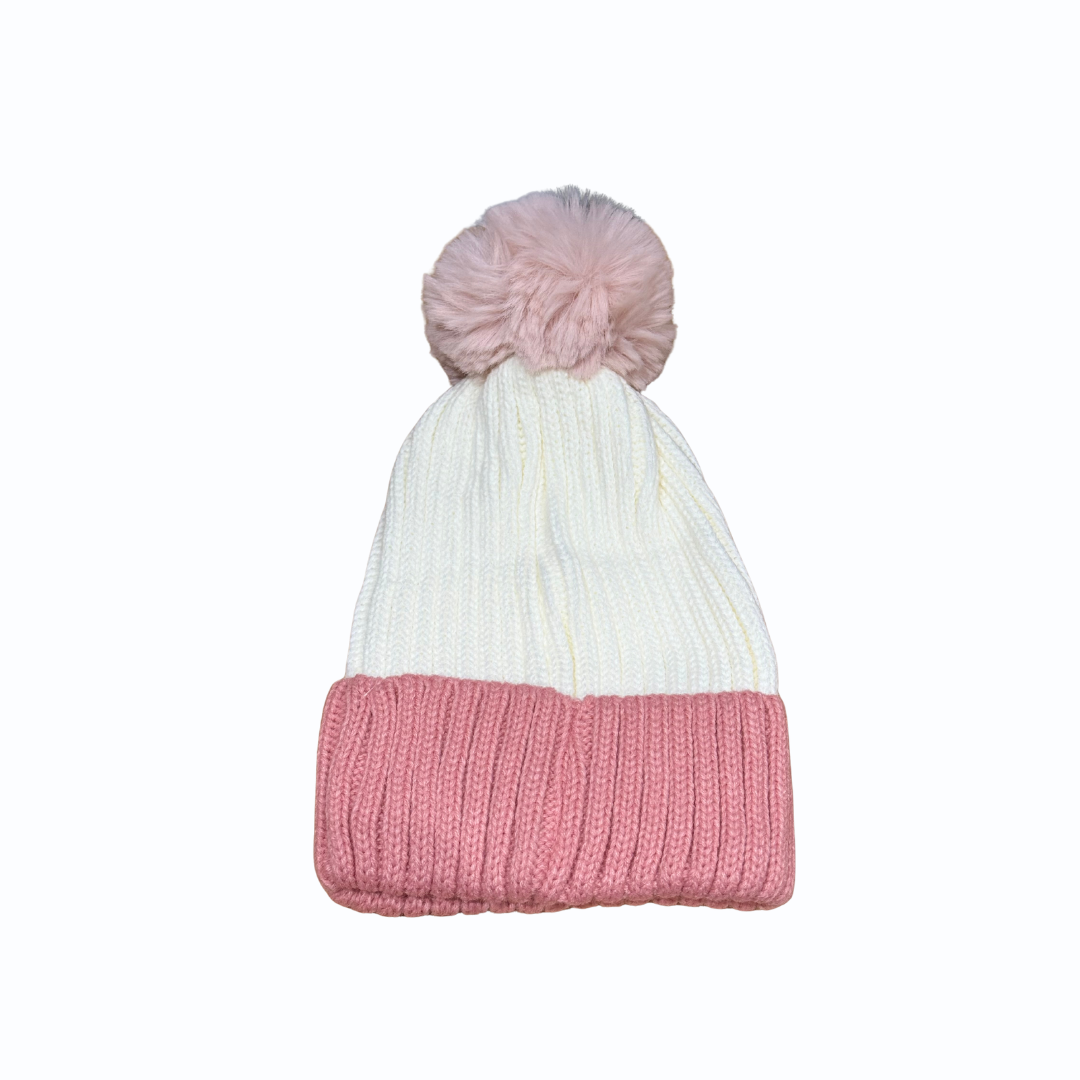 Woolen Cap with Pom Pom – Cozy Knitted Winter Beanie for Men & Women