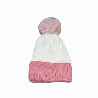 Woolen Cap with Pom Pom – Cozy Knitted Winter Beanie for Men & Women