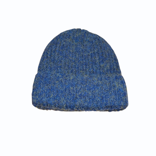 Printed Style Folded Woolen Cap – Warm & Trendy Winter Beanie for Men & Women