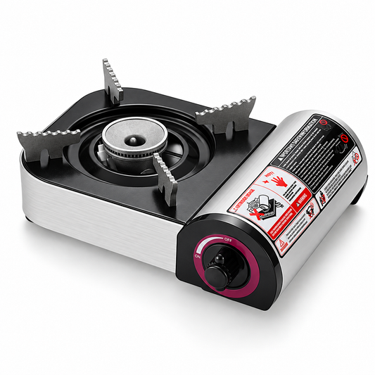 Portable Mini Gas Stove – Compact 2.1kW Butane Camping & Travel Stove