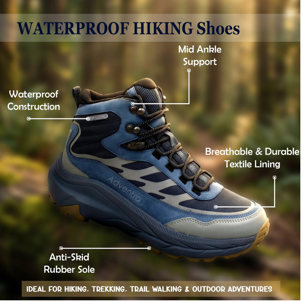 ET - 1112 Men’s Mid-Ankle Hiking & Trekking Shoes