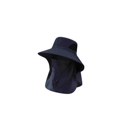 Outdoor Sun Hat with Face Mask & Neck Flap – UV Protection Cap for Hiking, Trekking & Travel