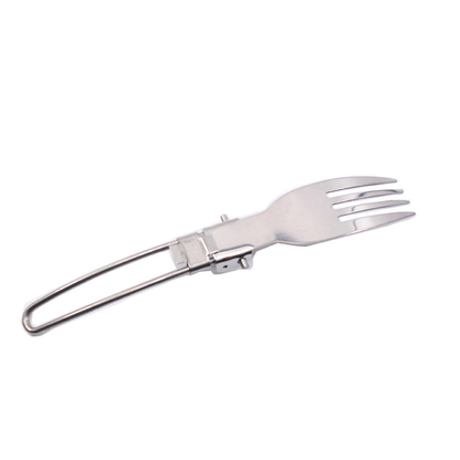 Foldable Stainless Steel Spoon, Fork & Knife Set
