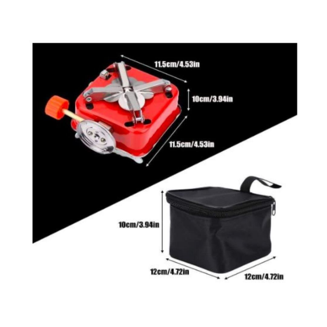 Square Camping Gas Stove – Portable Outdoor Cooking Stove for Hiking, Trekking & Travel