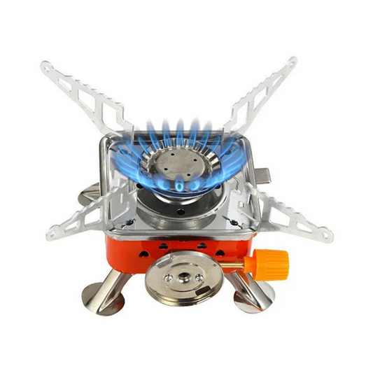 Square Camping Gas Stove – Portable Outdoor Cooking Stove for Hiking, Trekking & Travel